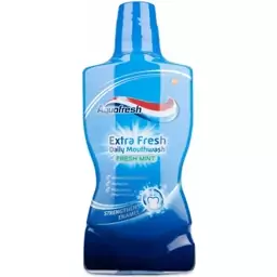 دهانشویه آکوافرش اکسترا فرش Aquafresh Fresh Mint حجم 500 میلی لیتر