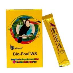 مکمل پروبیوتیک اختصاصی محلول در آب پرندگان زینتی Bio-Poul-WS ساشه 5 گرمی