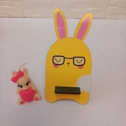 استند و نگهدارنده  رومیزی گوشی موبایل  مدل خرگوشی فانتزی