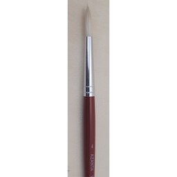 قلم موی وینزور مدل آزنتا دسته کوتاه گرد شماره 4 