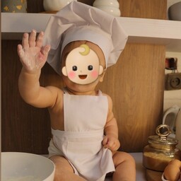 پیشبند و کلاه آشپزی کودک و نوزاد 