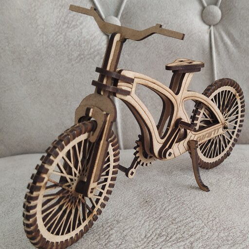 ماکت چوبی دوچرخه