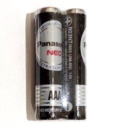 باطری باتری نیم قلم پاناسونیک ( 2 عدد) اصلی Panasonic AAA

