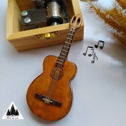 گیتار مینیاتوری دستساز چوبی 