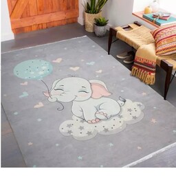 فرش ماشینی محتشم طرح فیل مهربون کد101260(ارسال باباربری بصورت پس کرایه)