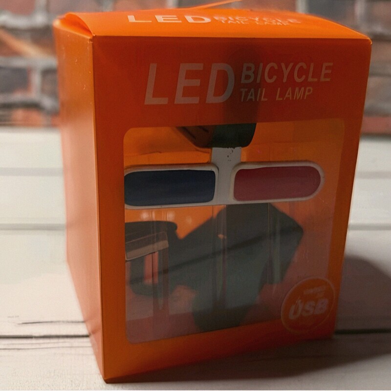چراغ دوچرخه مدل پلیسی شارژی LED BICYCLE کد 1308 (راشا بایک)