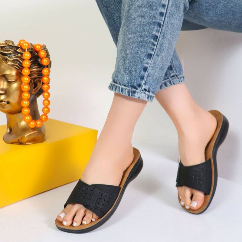 دمپایی مدل شهرزاد (37تا 42 ) - کار تهران- روفرشی - کفش روفرشی - دمپایی روفرشی - دمپایی دخترانه- دمپایی زنانه 