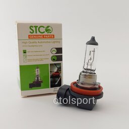 لامپ هالوژن خودرو برند STCO رنگ آفتابی (فابریک)پایهH11  در بسته بندی 1 عددی