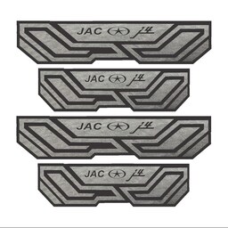 برچسب بدنه خودرو  طرح پارکابی چرم کد SP021 مناسب برای JAC J4 بسته 4 عددی 