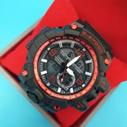 ساعت مردانه پسرانه اسپرت جی شاک دو زمانه g shock