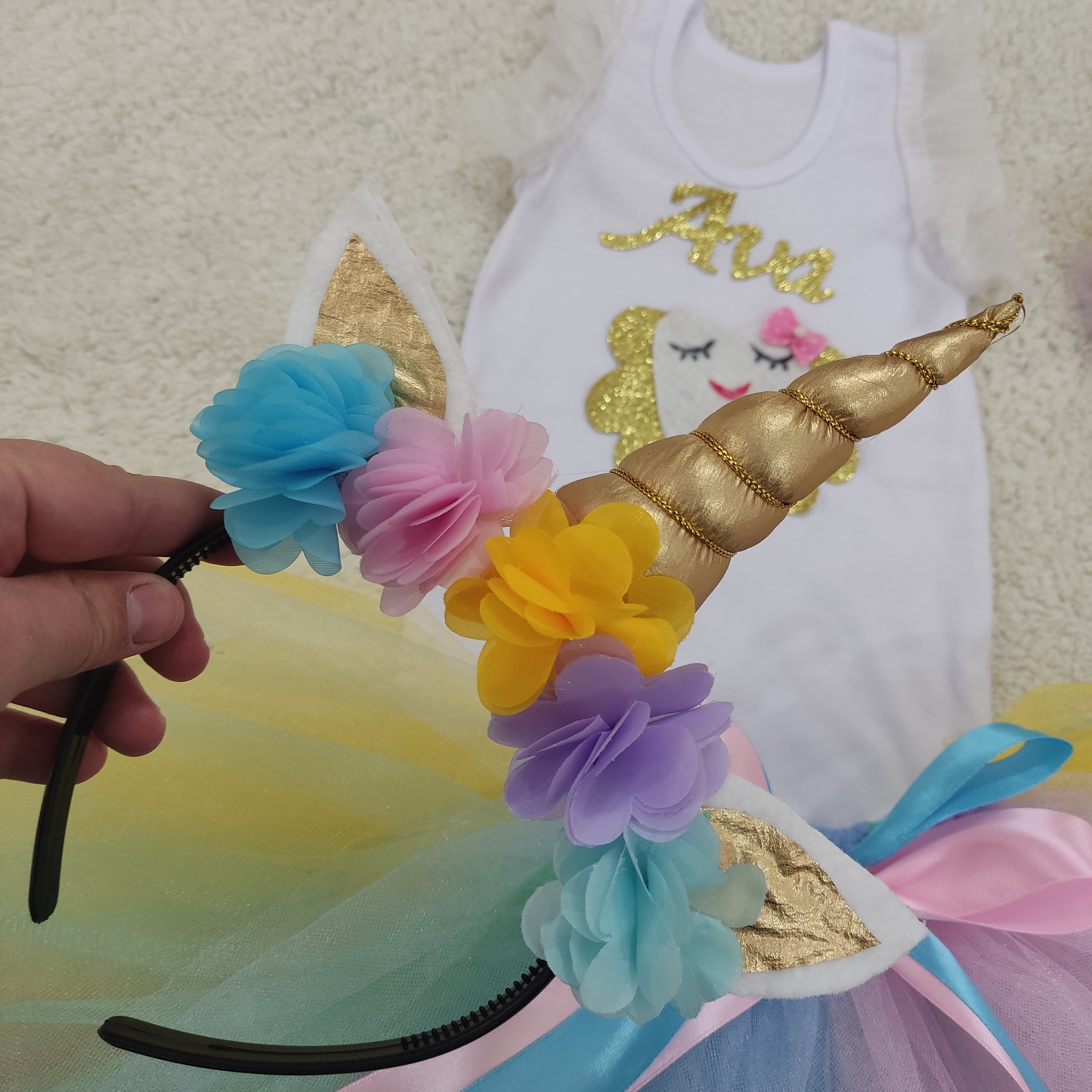 ست دندونی با دامن رنگی