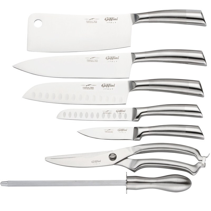 سرویس چاقو آشپزخانه 8 پارچه جی فی نی GIFFINI  مدل GS-08