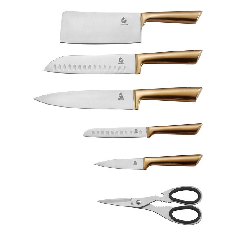 سرویس چاقو آشپزخانه 8 پارچه جی فی نی GIFFINI مدل G-R-08
