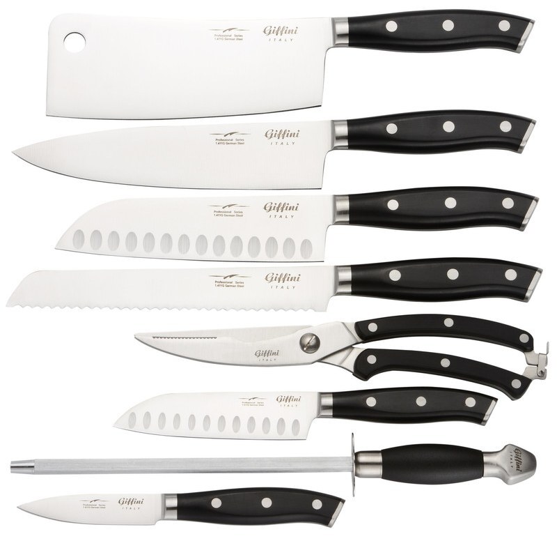 سرویس چاقو آشپزخانه 10 پارچه جی فی نی GIFFINI مدل 2221