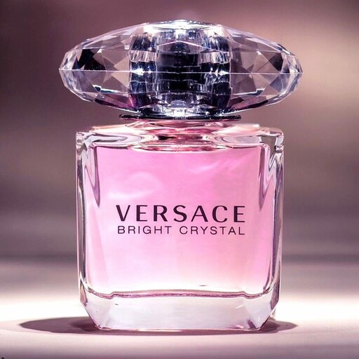 عطر ادکلن ورساچه صورتی برایت کریستال Versace bright حجم 90میل رایحه ملایم و شیرین