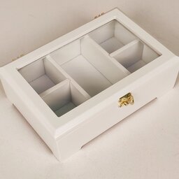 جعبه پذیرایی دکورستیک مدل پنج پارته پایه چوبی پس کرایه