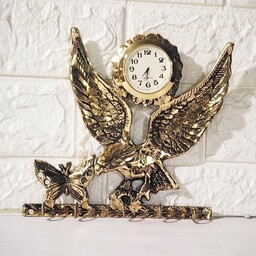 جاکلیدی عقاب و پروانه برنزی به همراه ساعت 
