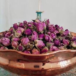 غنچه گل محمدی  خشک  گلزار بسته 100 گرمی