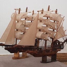 ماکت کشتی چوبی بادبانی کلکسیونی دستساز مشابه واقعی مدل( princess)