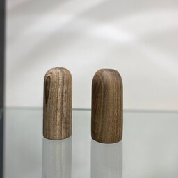 نمکدان قالب گرد چوبی 