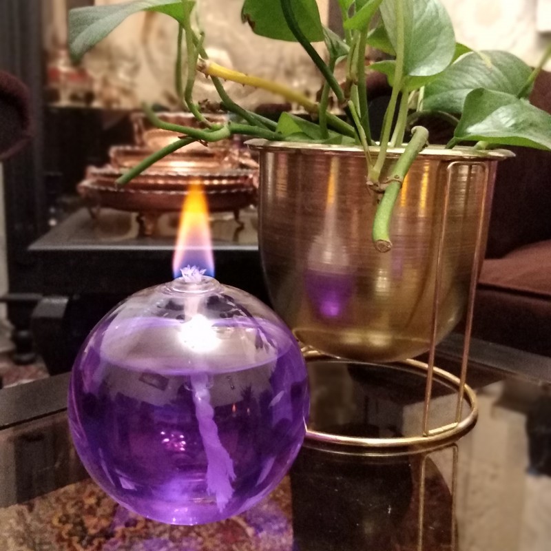 شمع مایع مدل حبابی در قطر 10 سانتی متر در رنگ دلخواه شما