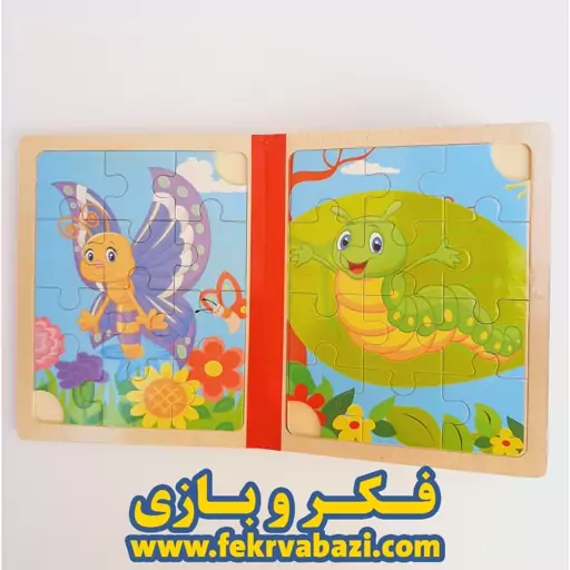 جورچین کتابی چوبی  مدل حشرات