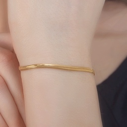 دستبند ماری سه میل استیل طلایی و نقره ای