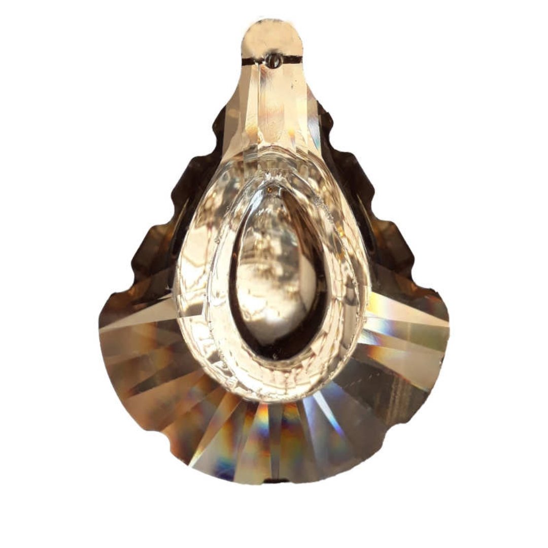 کریستال آویز لوستر مدل شصتی متوسط بسته 7عددی