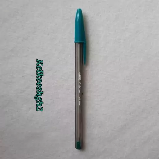 خودکار بیک کریستال لارج 1.6mm سبزآبی