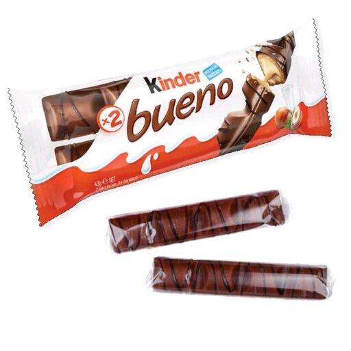 شکلات شیری کرم فندق کیندر بوینو دوتایی kinderbueno