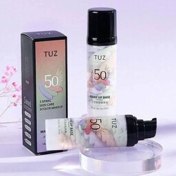 پرایمر رنگی مرواریدی توز
(tuz makeup base)

مات کننده پوست
تغییر بافت پوست و ایجاد یک پوشش مات و نرم و مخملی
پوش