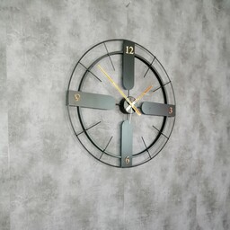 ساعت مدرن دیواری H163 فلزی با رنگ کوره ای استاتیک با سفارش سازی اندازه و رنگ