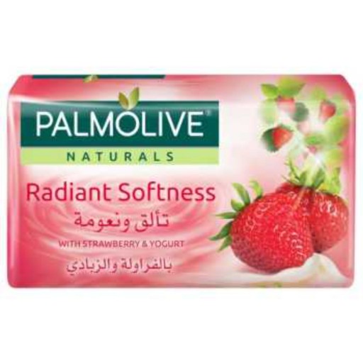 صابون شستشو پالمولیو مدل توت فرنگی RADIANT SOFTNESS وزن 170 گرم