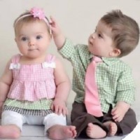 لباس کودک صورتی
