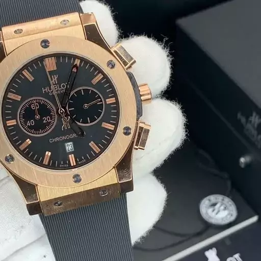 ساعت مچی مردانه هابلوت بند سه موتور فعال Hublot 