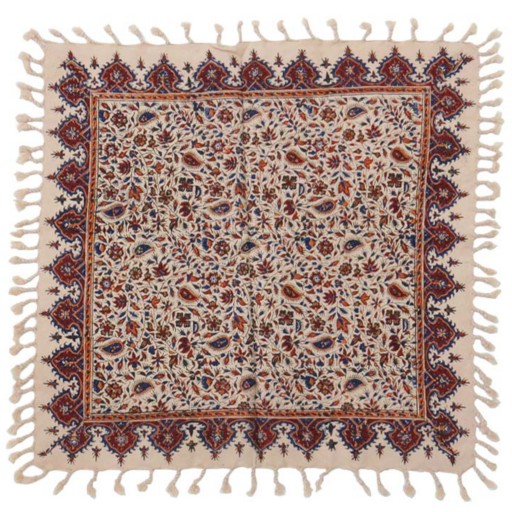 سفره قلمکار سنتی اصفهان سایز 60 در 60 سانتی متر مربع