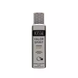 اسپری دئودورانت مردانه هات استار مدل Valor Spirit حجم 200 میلی لیتر