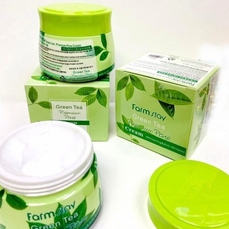 کرم مرطوب کننده چای سبز  اورجینال آبرسان پوست خشک جعبه دار 