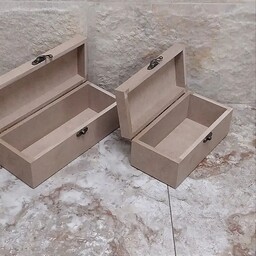جعبه چوبی ساده سایز کوچک خام و بدون رنگ مناسب هدیه و دسته بندی وسایل خانه و آشپزخانه رنگاچوب