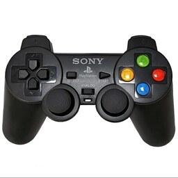 دسته بازی تکی شوکدار Sony PS2 دکمه رنگی بدون پک
