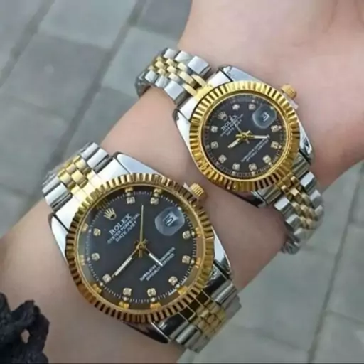 ساعت مردانه رولکس Rolex صفحه مشکی 