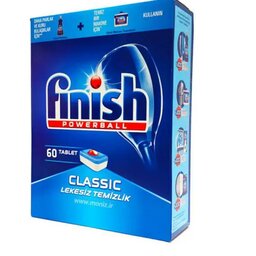 قرص ماشین ظرفشویی فینیش 60عددی FINISH اصل کلاسیک