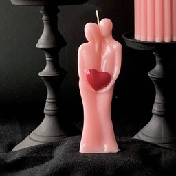 پک ده عددی شمع زیبای زوج ده سانتی مناسب هدیه ولنتاین گیفت عقد و عروسی قابل سفارش در رنگبندی دلخواه شما  