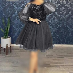 لباس مجلسی عروسکی مخمل مدل ملکه سایزبندی 40 الی 48 رنگبندی ژورنال-پیراهن عروسکی-لباس عروسکی دخترانه-لباس عروسکی زنانه