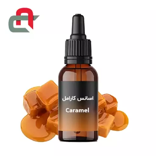 اسانس مایع کارامل 100 گرمی (محلول در روغن)(هزینه ارسال بر عهده مشتریست)