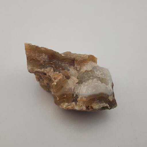 راف سنگ  عقیق خرمایی کوارتز شبیه ژئود کد عسل124 صد در صد طبیعی و معدنی
