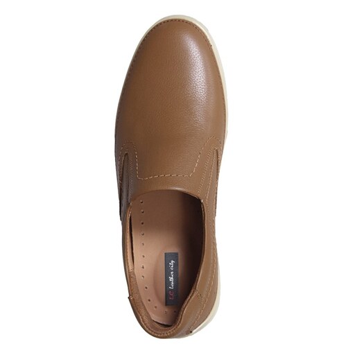 کفش مردانه چرم طبیعی کد MT741 رنگ عسلی