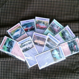 یک بسته ده تایی کارت بازی خودرو - گلچینی از مجموعه های دیگر