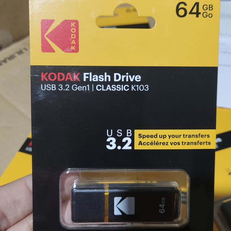 فلش مموری کداک  ظرفیت 64 گیگابایت ا Kodak K102 Flash Memory - 64GB
سرعت بالا 3.2
