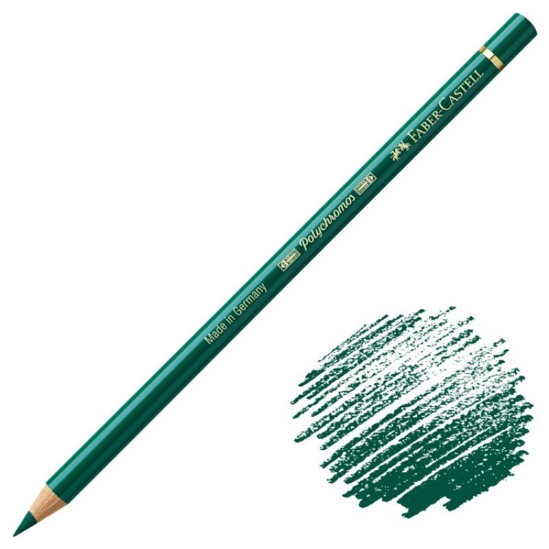 مداد رنگی Polychromos فابرکاستل کد 159 رنگ HOOKERS GREEN